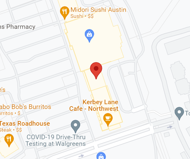 Map to Beast Chiropractic Mobile Healing Services in Austin, TX